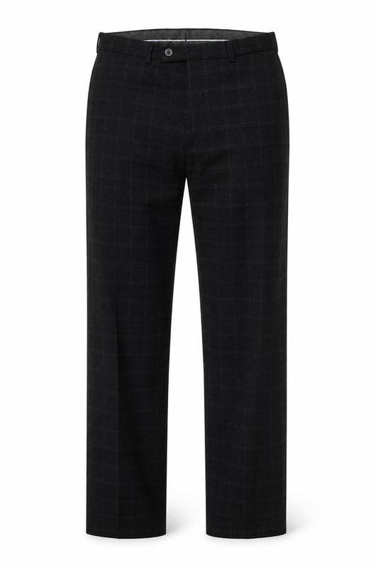 Cedar Wood State Mens Black Check  Trousers   L28 in