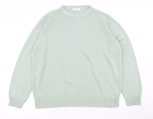 P Essentials Womens Blue  Knit Pullover Jumper Size 18