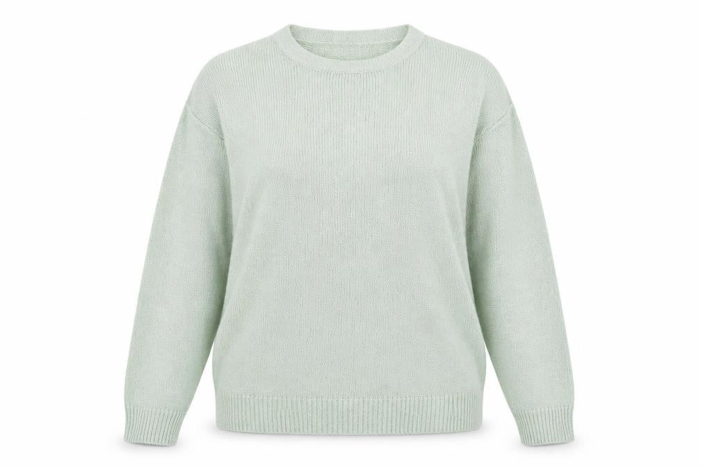 P Essentials Womens Blue  Knit Pullover Jumper Size 18