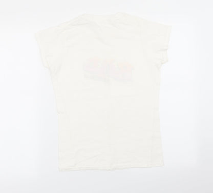 Missguided Womens White   Basic T-Shirt Size S