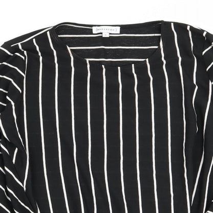 Warehouse Womens Multicoloured Striped  Basic T-Shirt Size 10