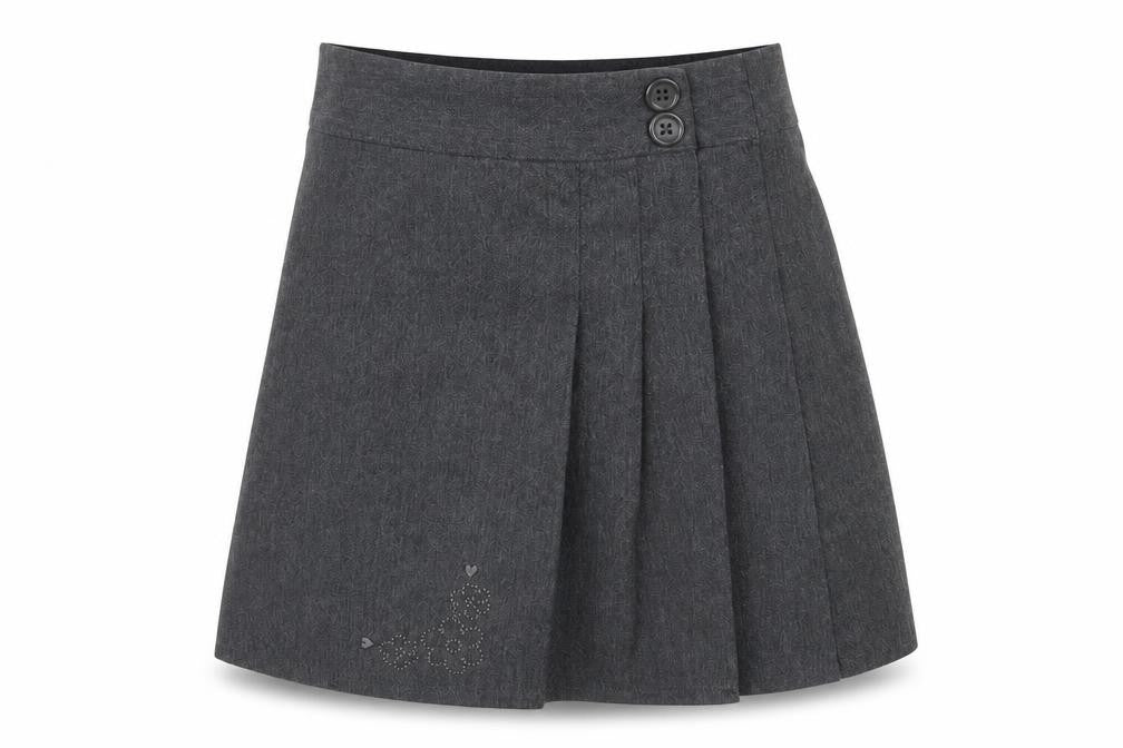school life Girls Grey   Flare Skirt Size 6 Years