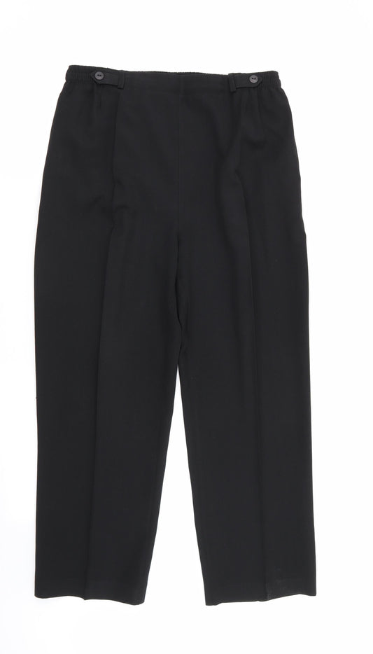 BHS Womens Black   Trousers  Size 12 L26 in