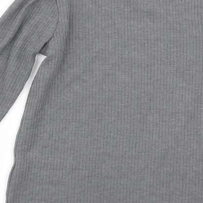 Tu Girls Grey   Basic T-Shirt Size 6 Years