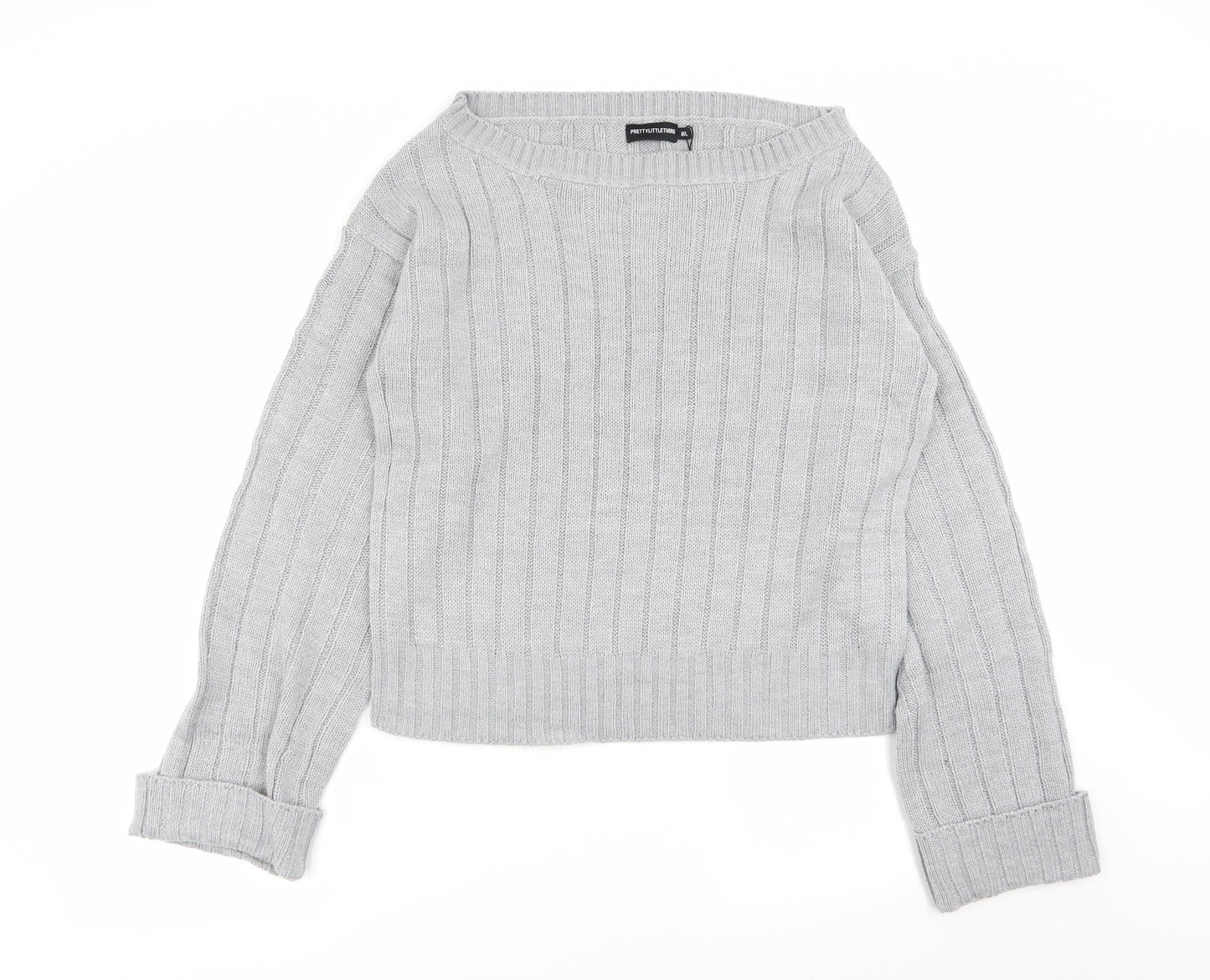 PLT Womens Grey   Pullover Jumper Size M