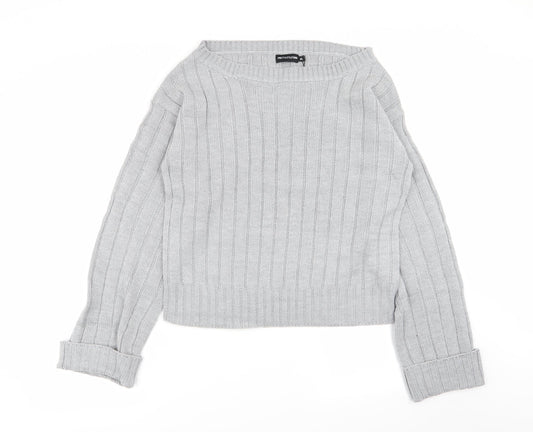 PLT Womens Grey   Pullover Jumper Size M