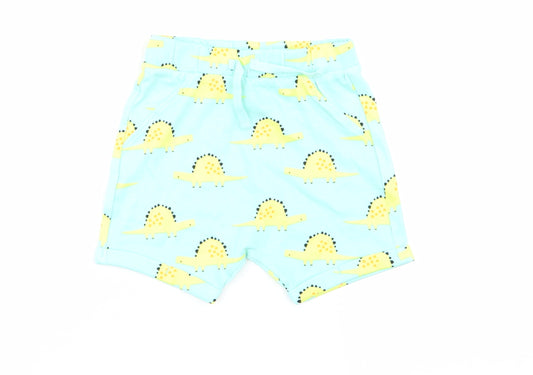 Asda George Baby Blue Animal Print  Capri Trousers Size 12-18 Months