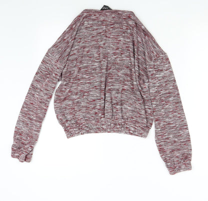 Miss Selfridge Womens Red   Pullover Jumper Size 8