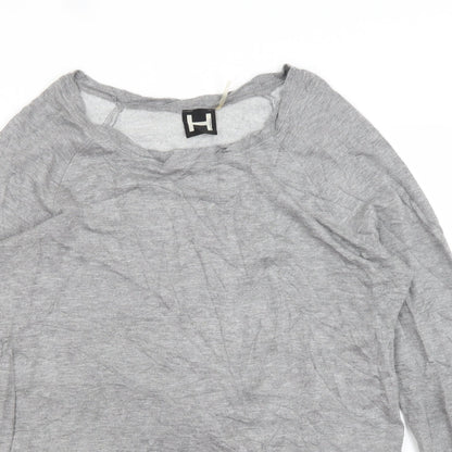 Preloved Bordeaux Womens Grey   Pullover Jumper Size M - Detail