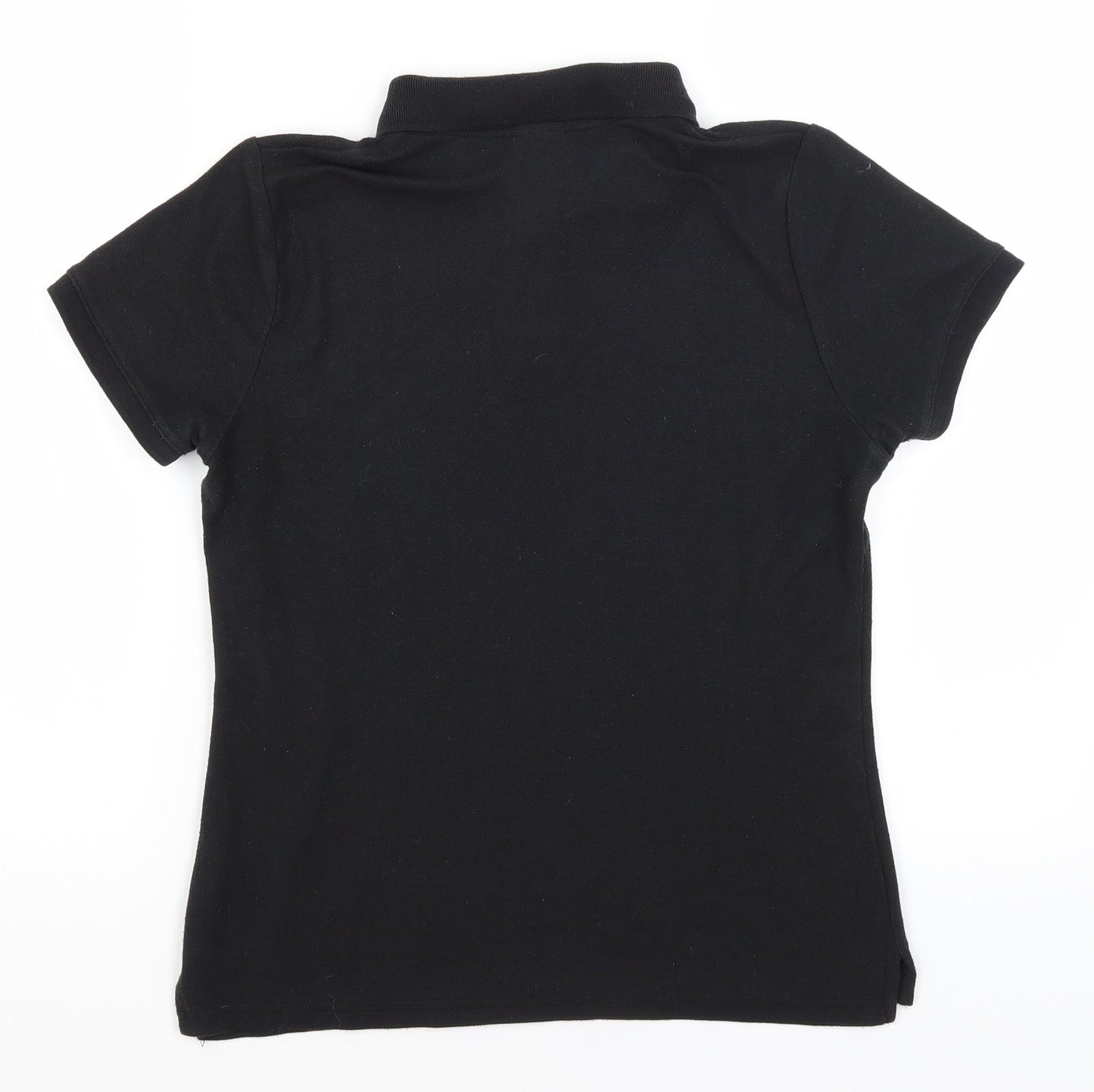 Fruit of the Loom Womens Black   Basic Polo Size M