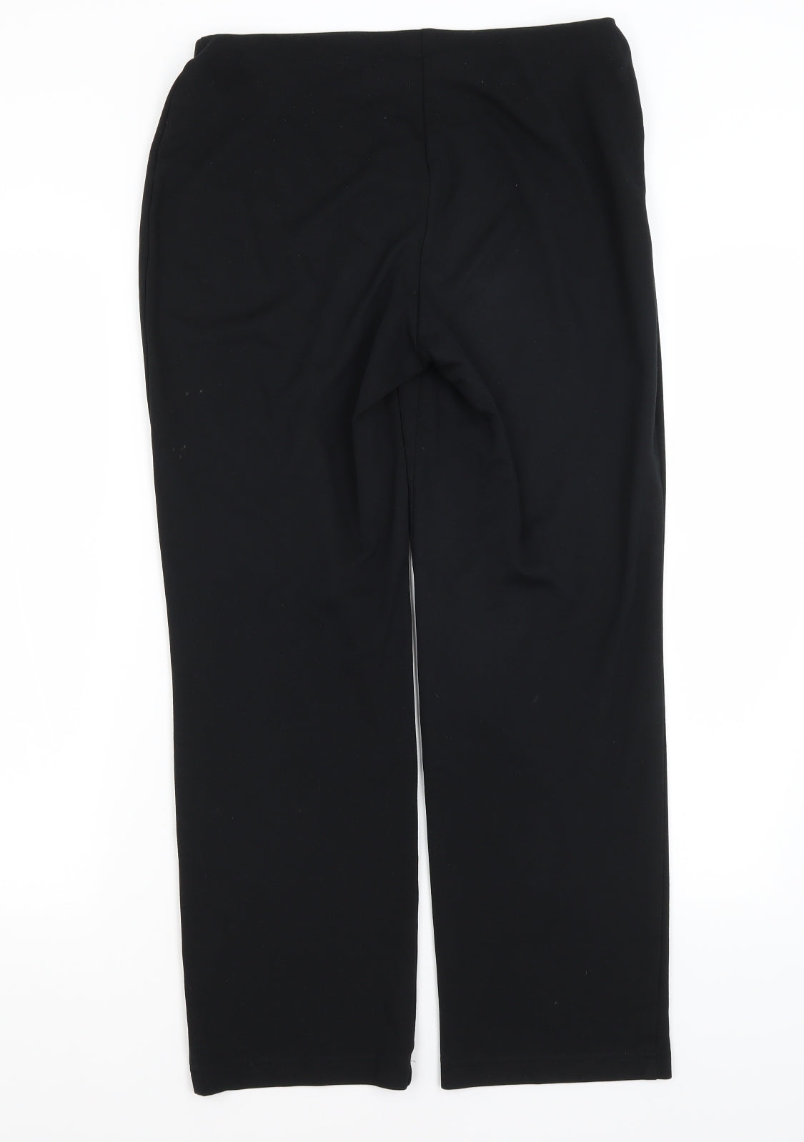 M&S Womens Black   Trousers  Size 10 L26 in