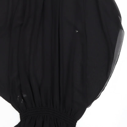 Preworn Womens Black   Tunic Blouse Size S
