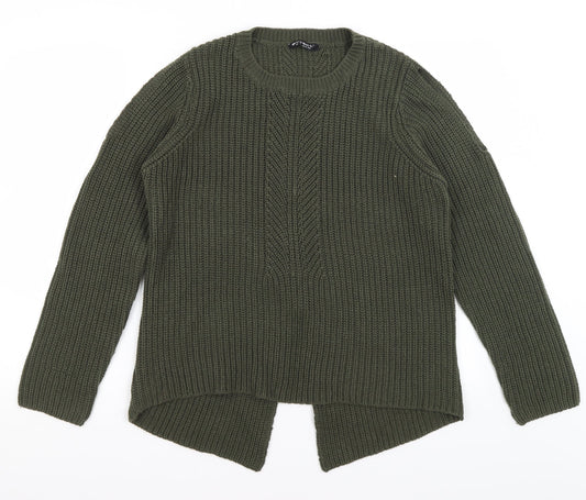 Select Womens Green   Pullover Jumper Size 16