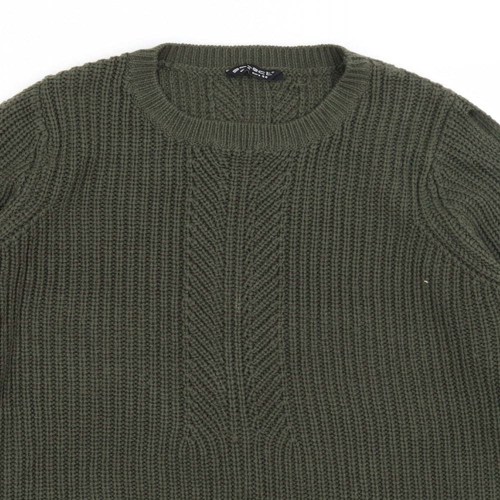 Select Womens Green   Pullover Jumper Size 16