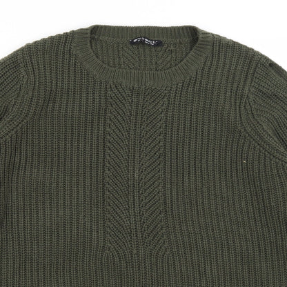 Select Womens Green   Pullover Jumper Size 16
