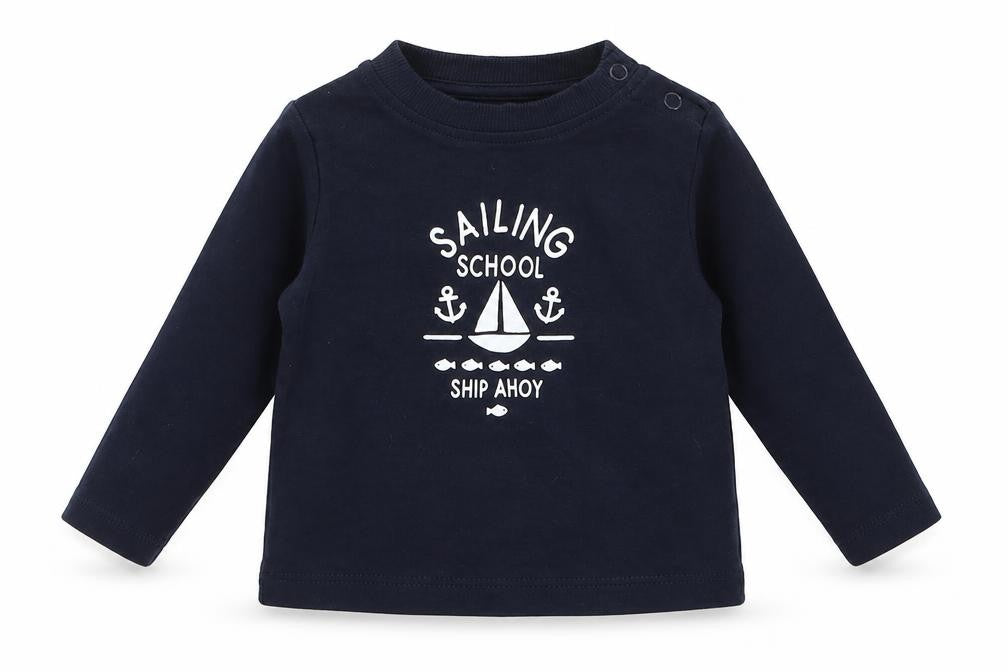 Lupilu Baby Blue   Basic T-Shirt Size 3-6 Months  - Sailing School