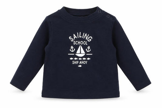 Lupilu Baby Blue   Basic T-Shirt Size 3-6 Months  - Sailing School