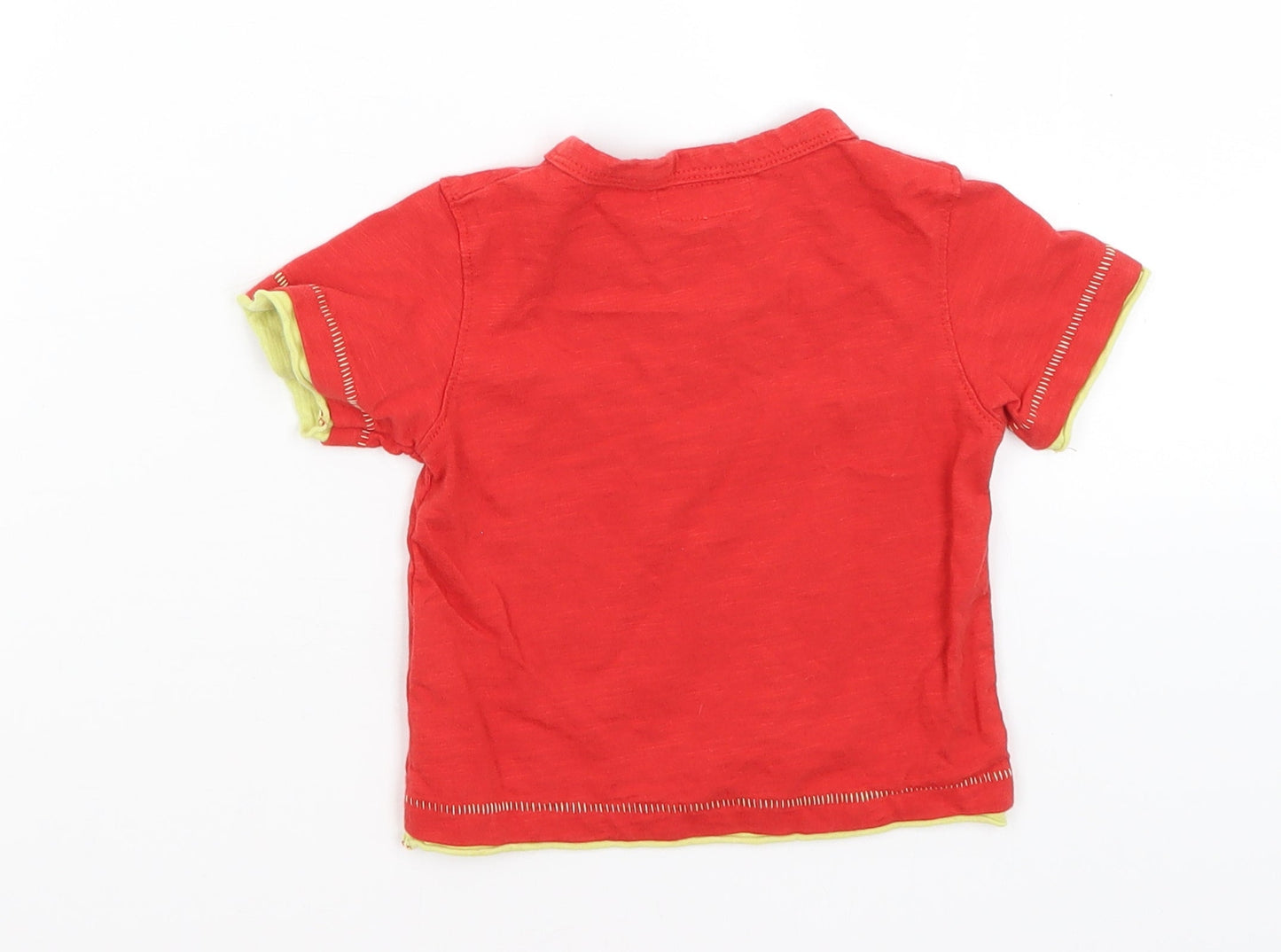 La Compagnie des Petits Baby Red   Basic T-Shirt Size 12 Months