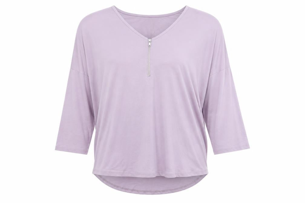 Select Womens Purple   Basic T-Shirt Size 8
