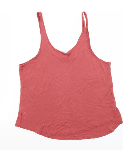 Shop One Womens Red   Basic Tank Size L