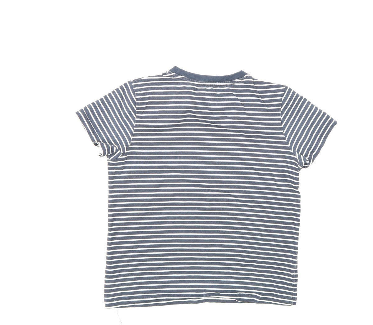 VERY  Boys Blue Striped  Basic T-Shirt Size 7-8 Years