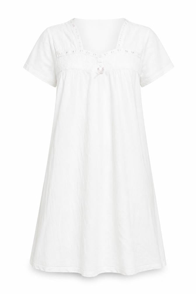 Marks & Spencer Womens White   Fit & Flare  Size 12
