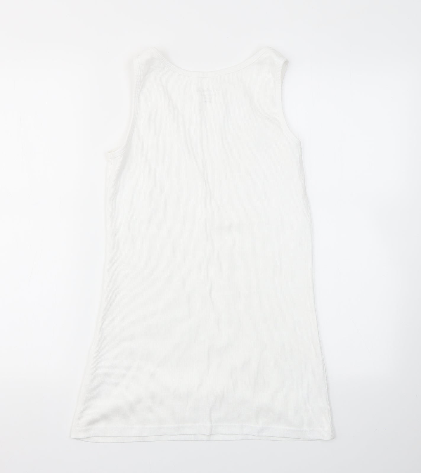 SOUTH  Womens White   Basic T-Shirt Size 14