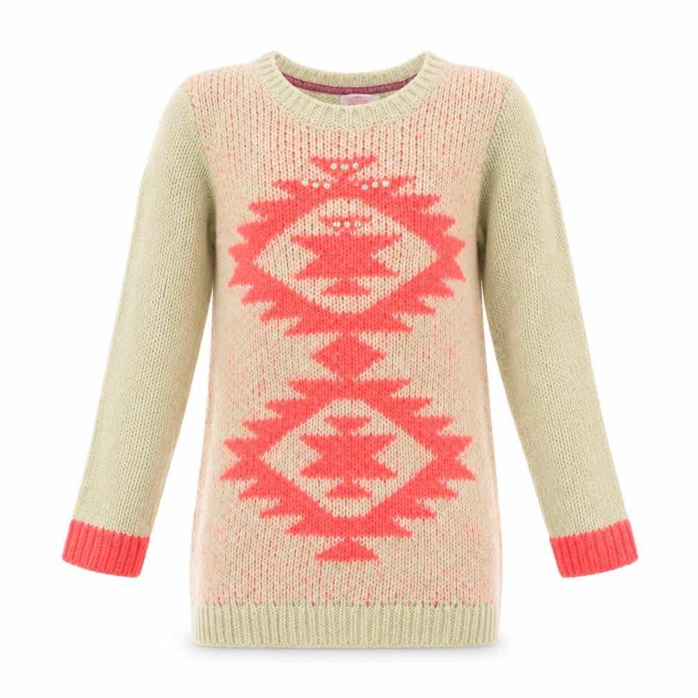 Debenhams Girls Beige   Jumper Dress  Size 9-10 Years