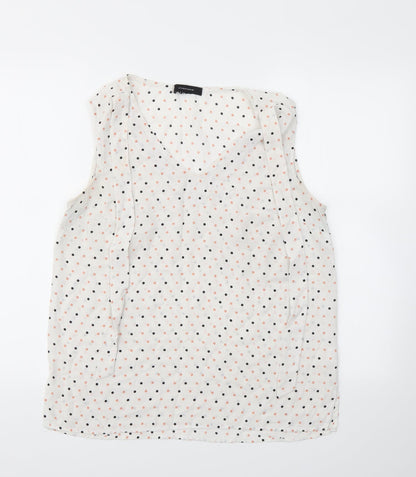 Preloved Primark Womens Multicoloured Polka Dot  Basic Blouse Size 12 - Front