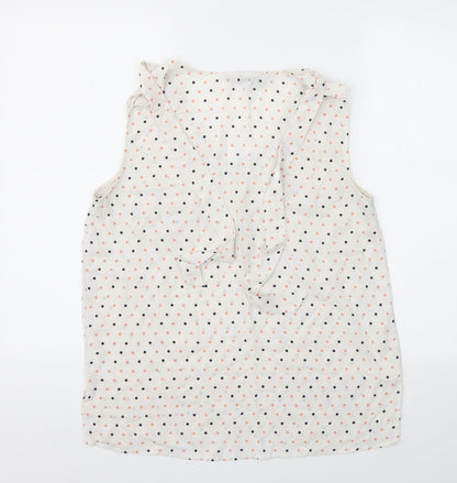 Preloved Primark Womens Multicoloured Polka Dot  Basic Blouse Size 12 - Back