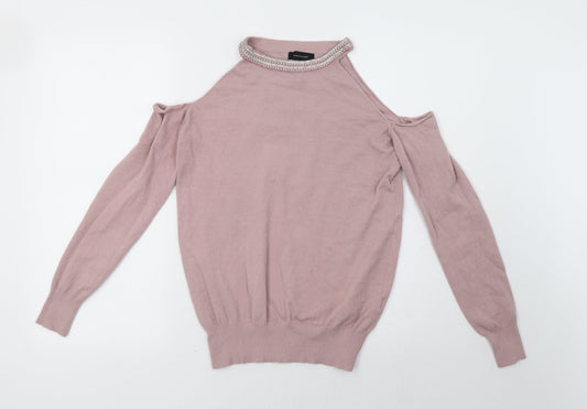 Primark Womens Pink   Pullover Sweatshirt Size 8