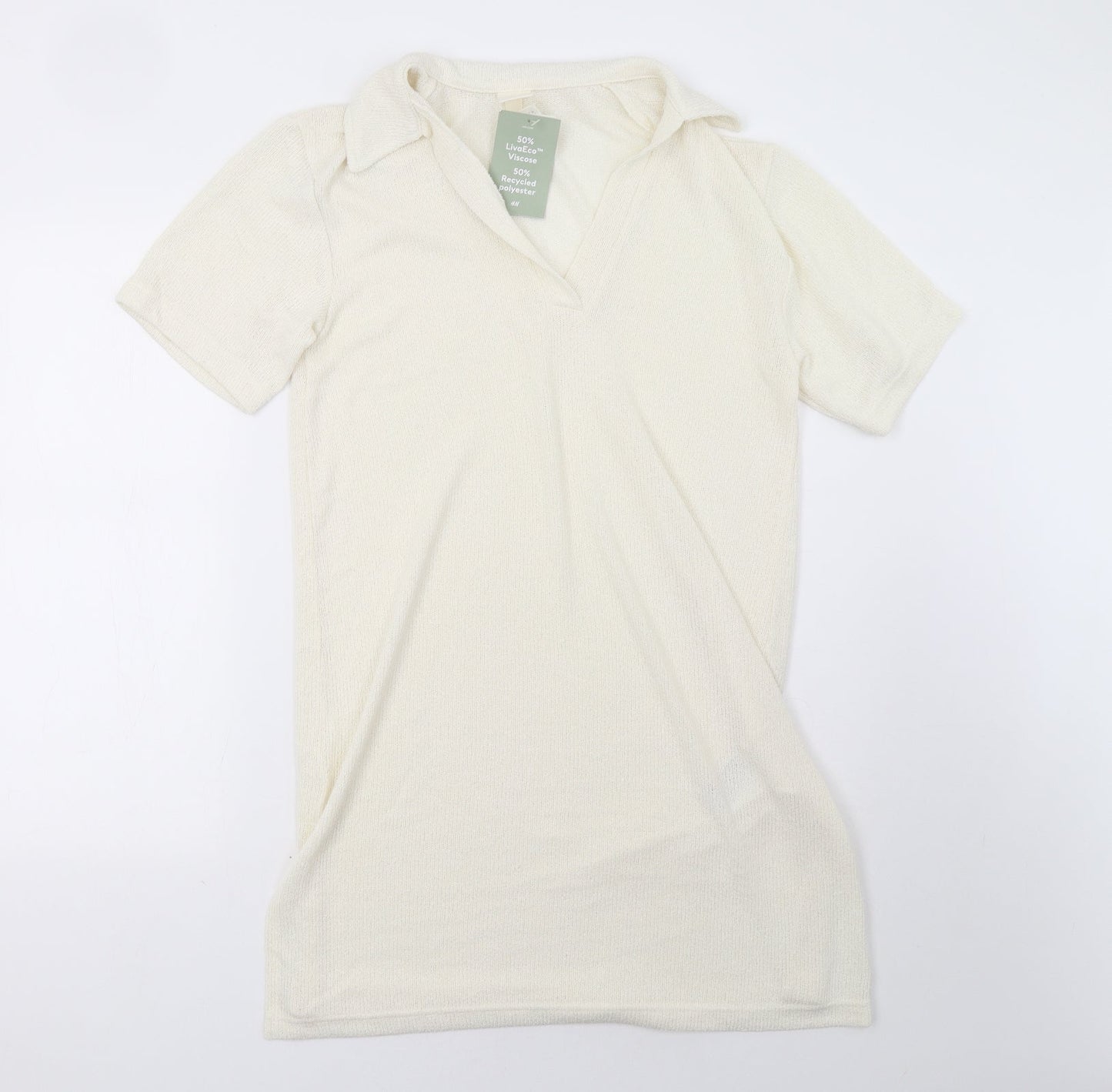 H&M Womens White   A-Line  Size S
