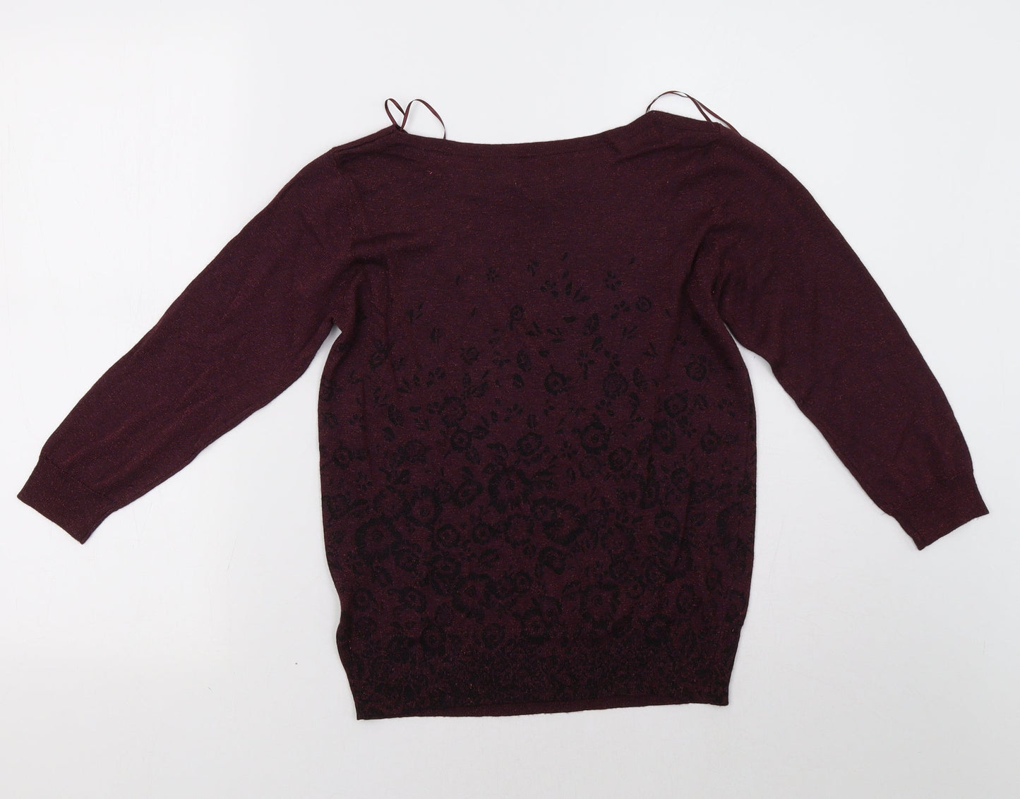 Monsoon Womens Purple   Pullover Sweatshirt Size 12