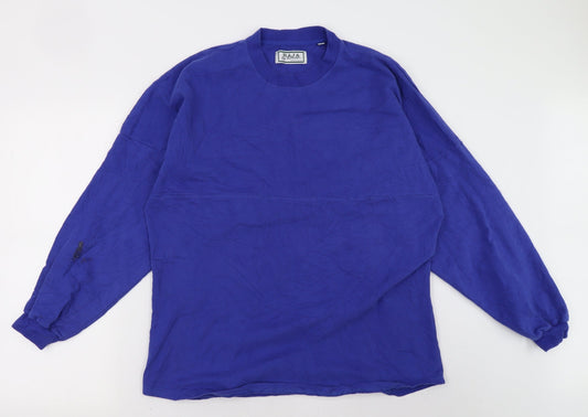 raja Womens Blue   Pullover Sweatshirt Size M