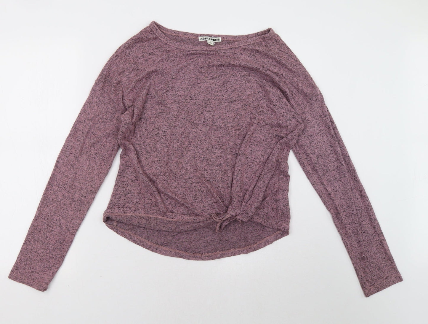 moral fiber Womens Purple   Pullover Sweatshirt Size L