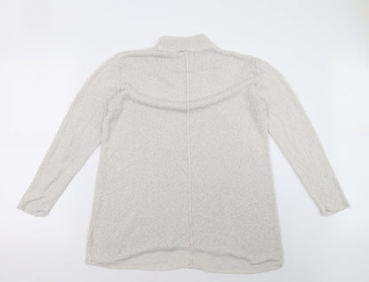 H&M Womens Beige   Pullover Sweatshirt Size M