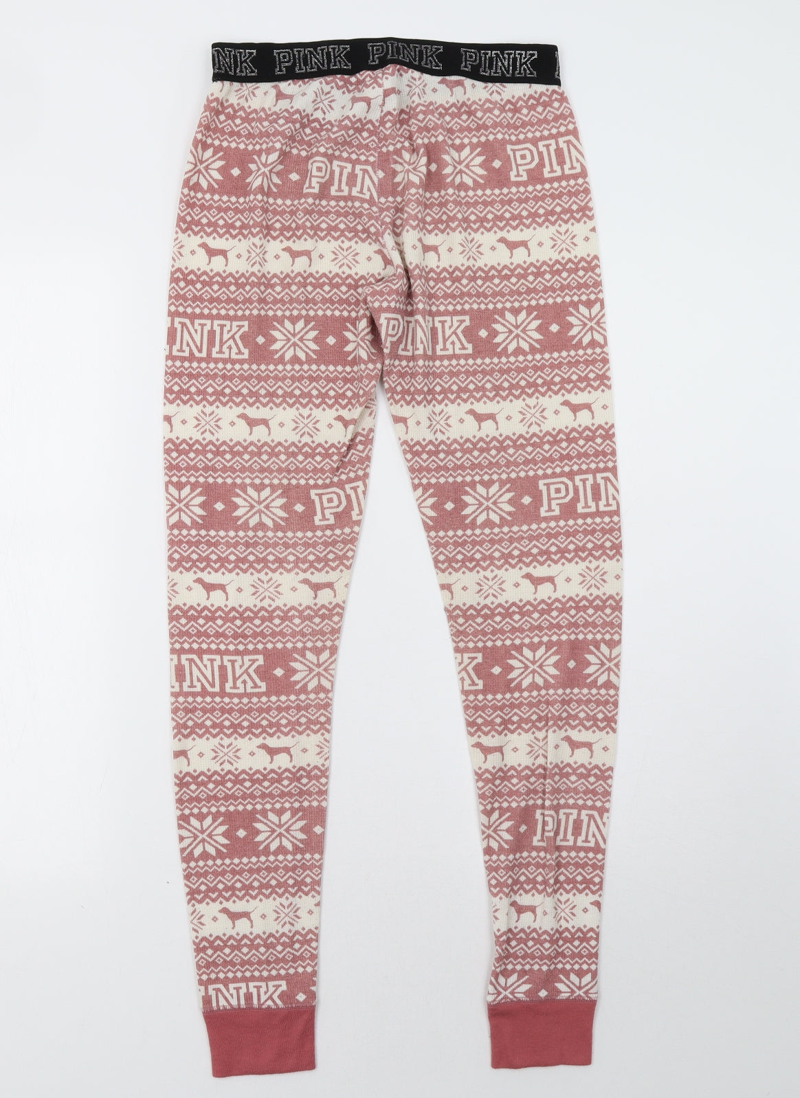 pin Womens Pink Geometric   Pyjama Pants Size S