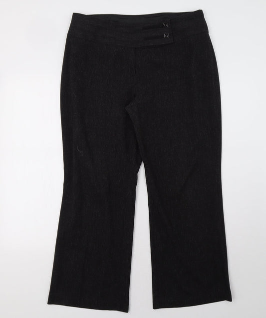Marks and Spencer Womens Black   Trousers  Size 14 L29 in