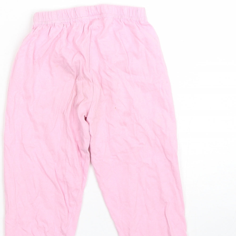 Preworn Girls Pink   Cami Pyjama Pants Size 12-18 Months