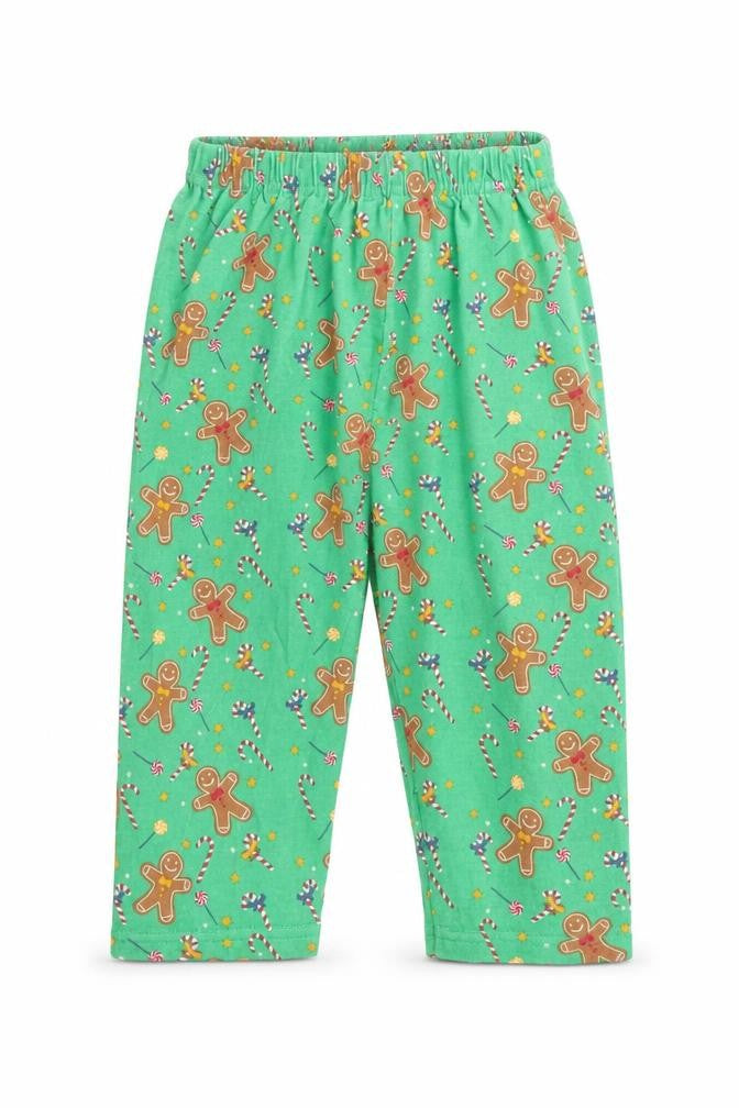 Preworn Boys Green   Cami Pyjama Pants Size 18-24 Months  - Christmas