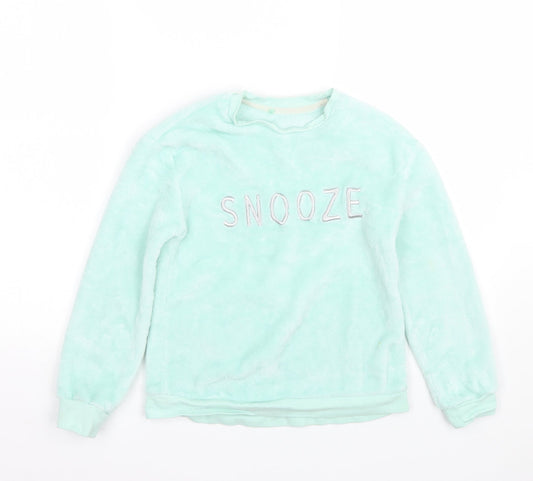 George Girls Green   Top Pyjama Top Size 9-10 Years