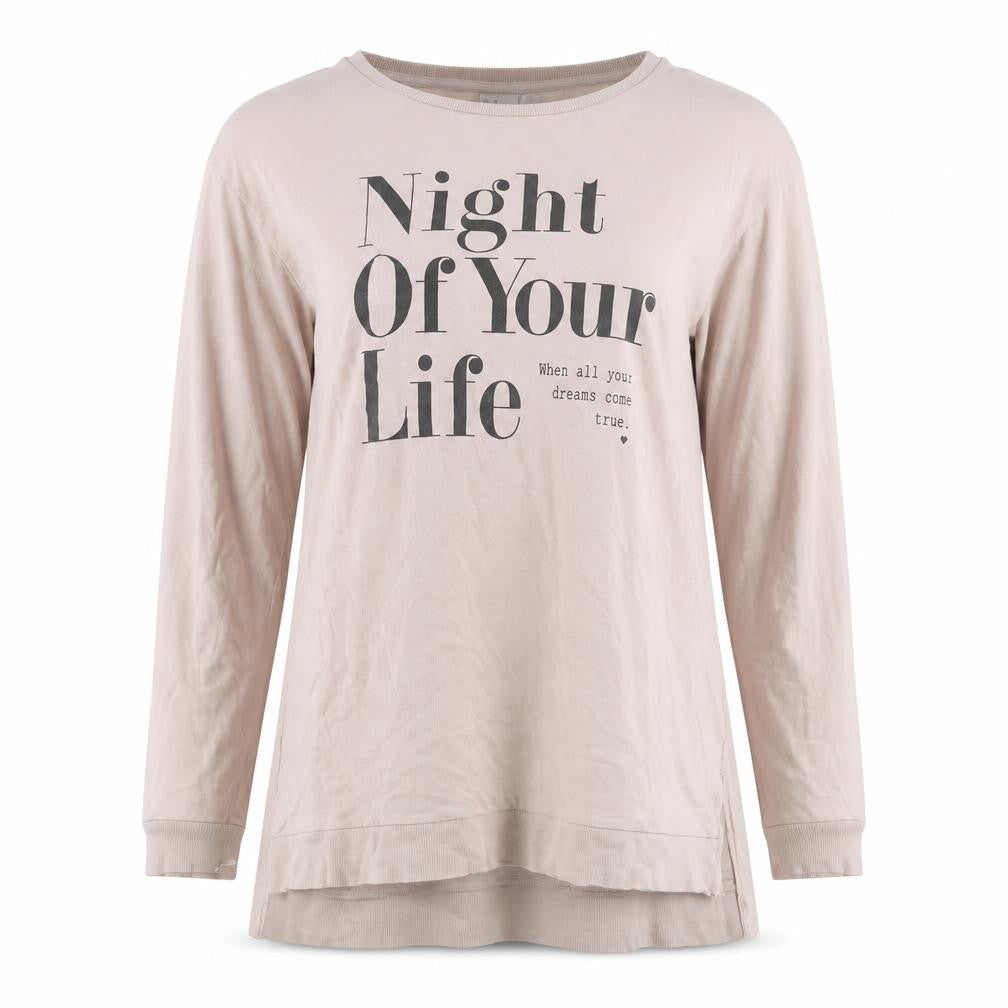 H&M Womens Pink   Pullover Sweatshirt Size L