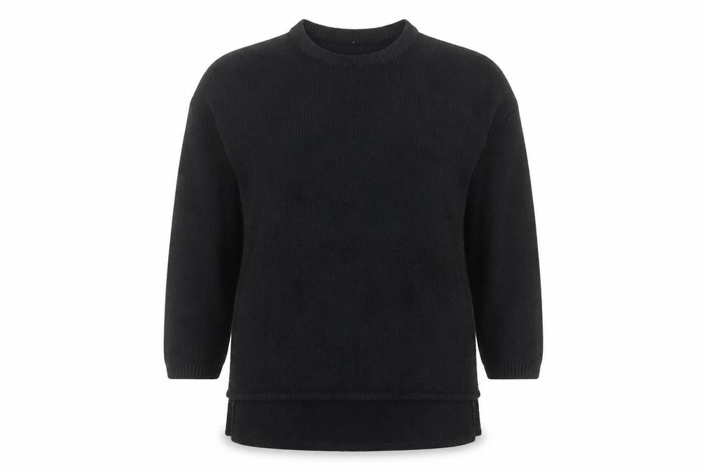 Divided by H&M Womens Black  Knit Pullover Jumper Size M  - side splits