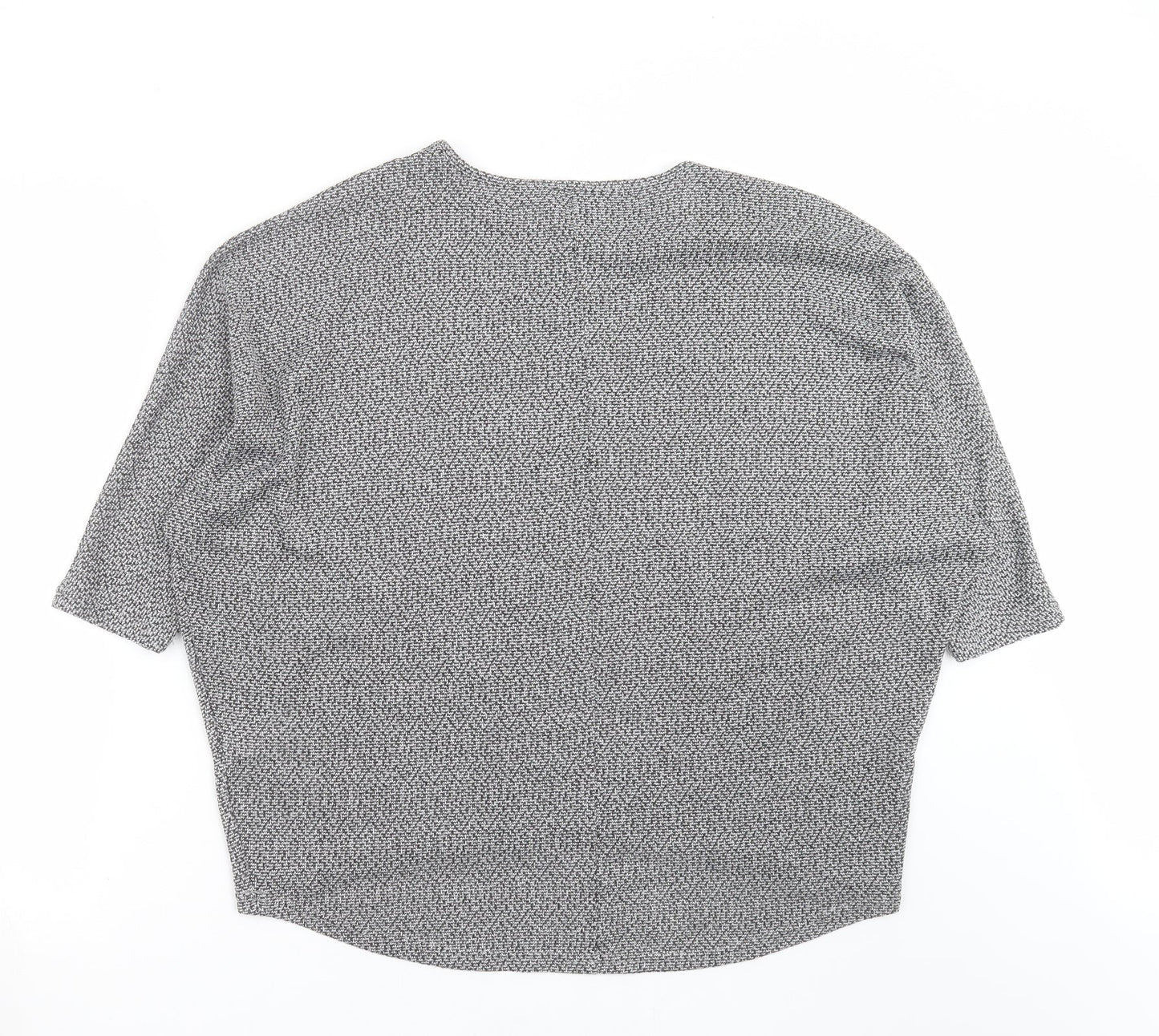 New Look Womens Grey  Knit Pullover Jumper Size M