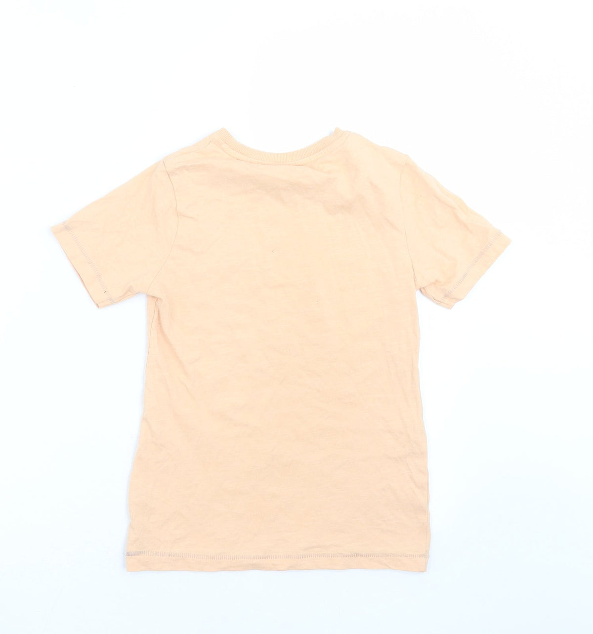 Tu Boys Orange   Basic T-Shirt Size 6-7 Years
