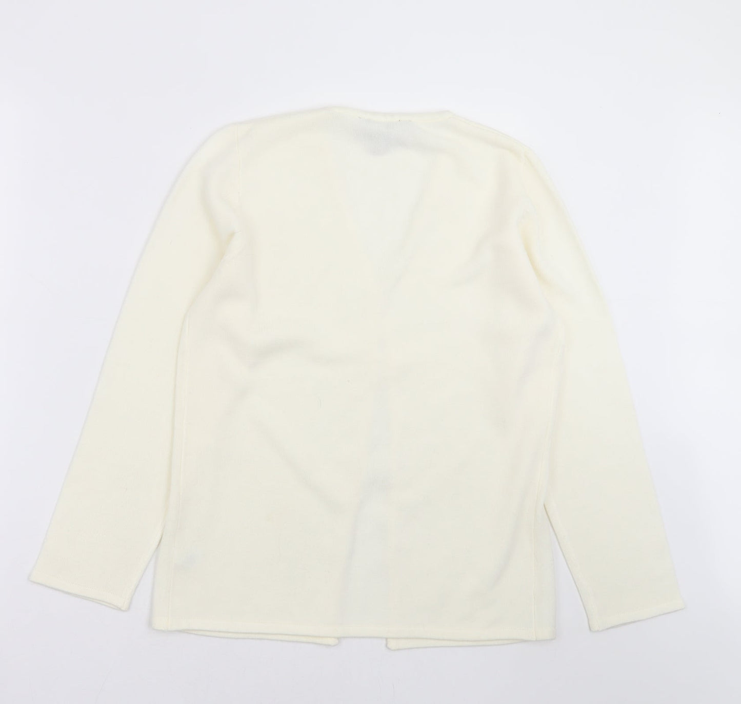 B Womens Yellow  Knit Cardigan Jumper Size 10