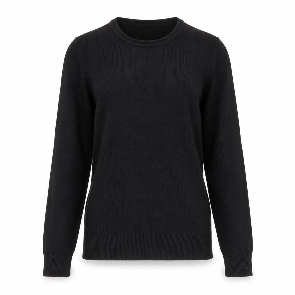 Key West Womens Black  Knit Pullover Jumper Size 12