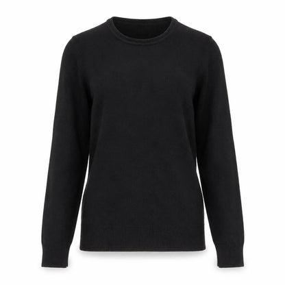 Key West Womens Black  Knit Pullover Jumper Size 12