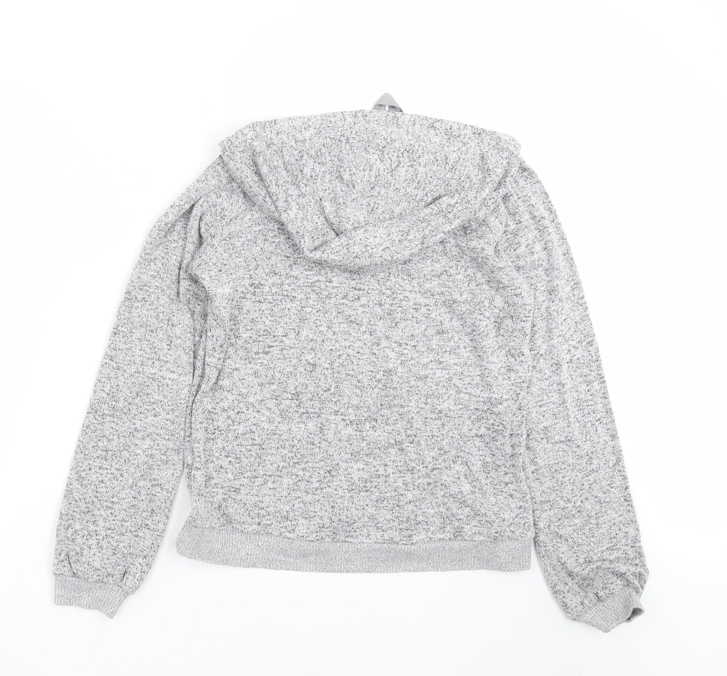 NEXT Womens Grey  Knit Pullover Hoodie Size S