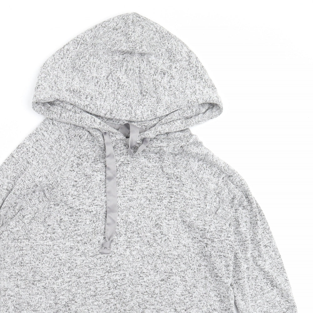 NEXT Womens Grey  Knit Pullover Hoodie Size S